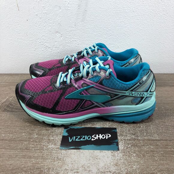 Brooks Ravenna 7 Purple Blue Running Shoes Women's 6.5 B Medium 1202081B528 - Picture 3 of 8